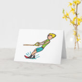 Wasserski Karte (Gelbe Blume)