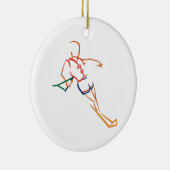 Wasserski Keramik Ornament (Rechts)