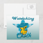 Wasserski-Kick #7 Postkarte (Vorne/Hinten)