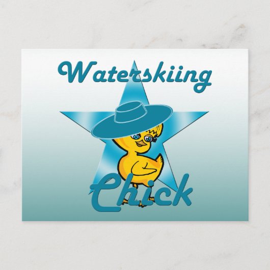 Wasserski-Kick #7 Postkarte (Vorderseite)