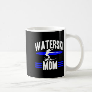 Wasserski-Mutter Frauen Athletinnen Wasserskilaufe Kaffeetasse