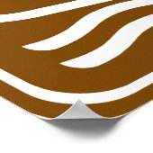 Wasserski - Paradies Poster (Ecke)