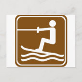 Wasserski - Paradies Postkarte (Vorderseite)