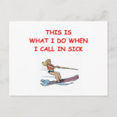 Wasserski Postkarte (Vorderseite)