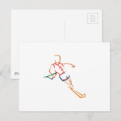Wasserski Postkarte (Vorne/Hinten)