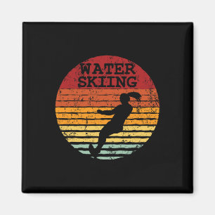 Wasserski Retro Wasserski Vintage Wasserskilaufen  Magnet