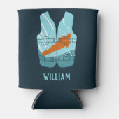 Wasserski-Rettungsweste Grafik Personalisiert Dosenkühler (Vorderseite)