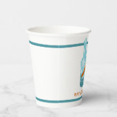 Wasserski-Rettungsweste Grafik Personalisiert Pappbecher (Rechts)