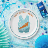 Wasserski-Rettungsweste Grafik Personalisiert Pappteller (Party)