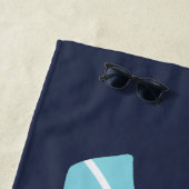 Wasserski-Rettungsweste Grafik Personalisiert Strandtuch (Beispiel)