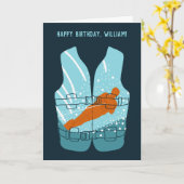 Wasserski-Rettungswesten Grafik Personalisiert Karte (Gelbe Blume)