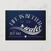 Wasserski sup, Kajak Postkarte (Vorderseite)