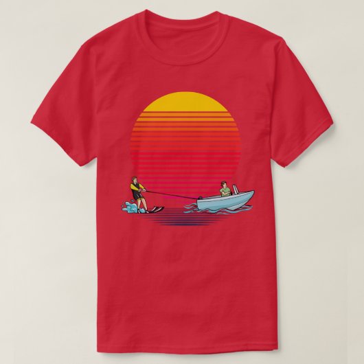 Wasserski T-Shirt (Design vorne)