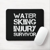 Wasserski-Unfallüberlebender  Mousepad (Mit Mouse)
