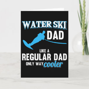Wasserski-Vater wie ein normaler Vater Strand Athl Karte