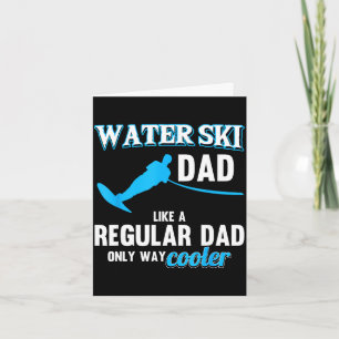 Wasserski-Vater wie ein normaler Vater Strandathle Karte