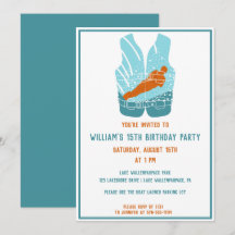 Wasserski Wasserskifahrer Grafik nach Maß