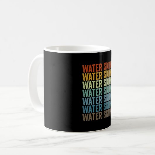 Wasserski Wassersport Kaffeetasse (Vorderseite Links)