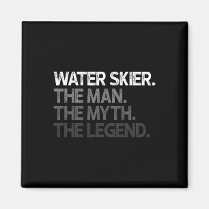 Wasserskifahrer Skifahren Der Mann Mythos Legende Magnet