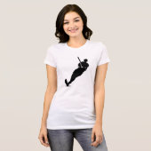 Wasserskifahrer T-Shirt (Vorne ganz)