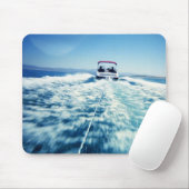 Wasserskilauf hinter einem Speedboot Mousepad (Mit Mouse)