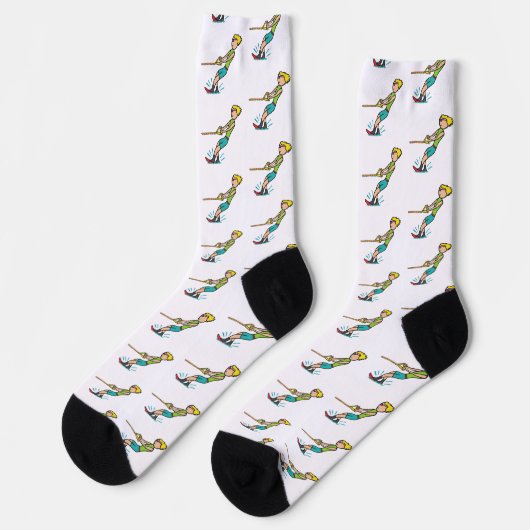 Wasserskilauf Socken (Linkes Detail)