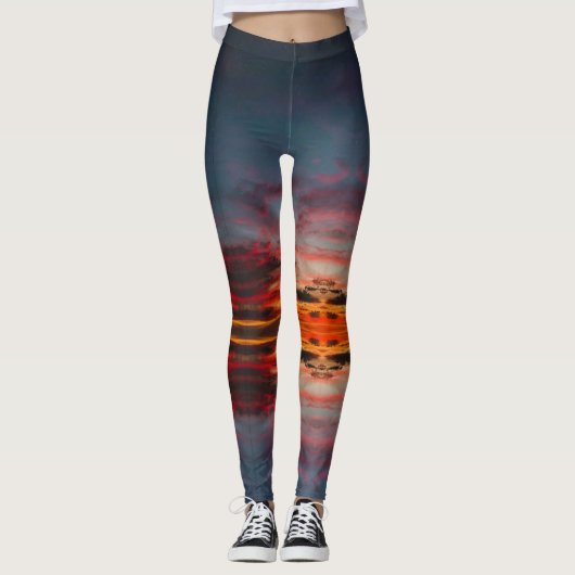 Wassersonnenanlage Leggings (Vorderseite)