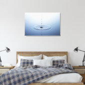 Wasserspalte Leinwanddruck (Insitu (Schlafzimmer))