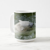 Wasserspass Eisbären Kaffeetasse (Vorderseite Links)