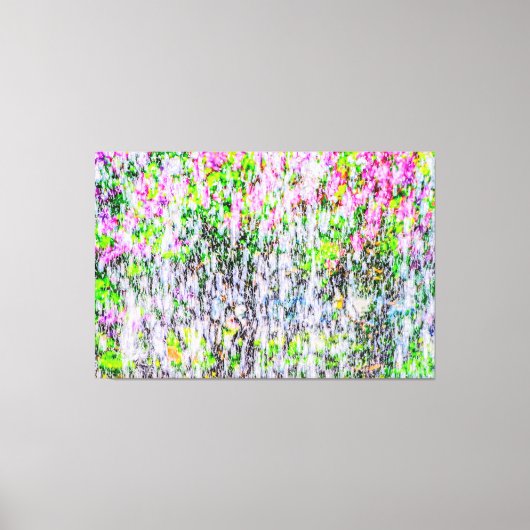 Wasserspass im Garten von Lilacs Leinwanddruck (Vorderseite)