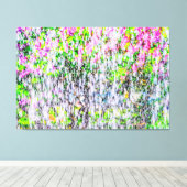 Wasserspass im Garten von Lilacs Leinwanddruck (Insitu (Holzboden))