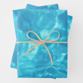 Wasserspass im Pool | Blau | Geschenkpapier Set (Beispiel)