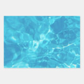 Wasserspass im Pool | Blau | Geschenkpapier Set (Vorderseite)