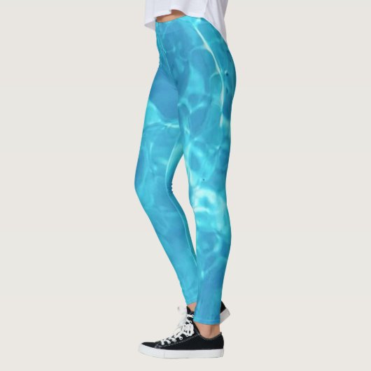 Wasserspass im Pool | Blau | Leggings (Links)