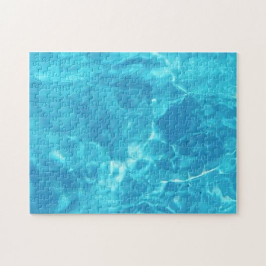Wasserspass im Pool | Blau | Puzzle (Horizontal)