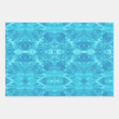 Wasserspass im Pool | Blau | Spiegelung | Geschenkpapier Set (Vorderseite)