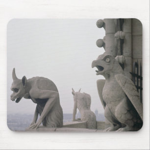 Wasserspeier auf der Balustrade von dem großen Mousepad