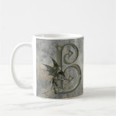 Wasserspeier-Monogramm B Kaffeetasse (Links)