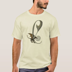 Wasserspeier-Monogramm C T-Shirt