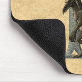 Wasserspeier-Monogramm H Mousepad (Ecke)