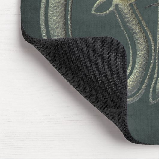 Wasserspeier-Monogramm M Mousepad (Ecke)