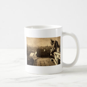 Wasserspeier Notre Dame, Paris Frankreich 1912 Kaffeetasse
