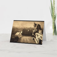 Wasserspeier Notre Dame, Paris Frankreich 1912