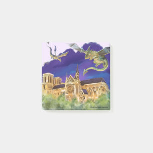 Wasserspeier Notre Dame - Paris Notizen 3" x 3"