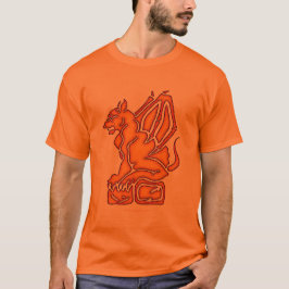 Wasserspeier-Orange T-Shirt