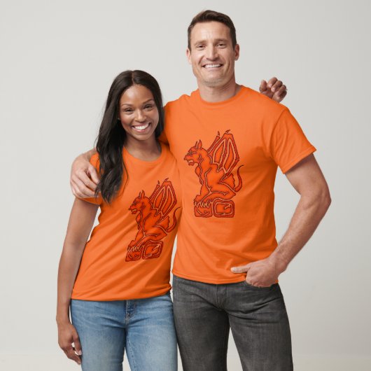 Wasserspeier-Orange T-Shirt (Unisex)