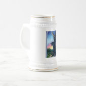 Wasserspeier-Wächter Bierglas (Vorderseite Links)