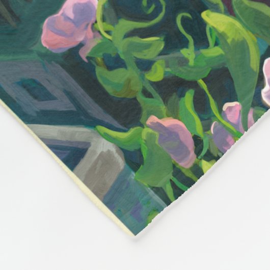 Wasserspeier-Wächter Fleecedecke (Ecke)