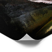 Wasserspektakel mit Zitat Poster (Ecke)