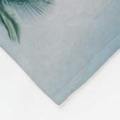 WASSERSPIEGELUNG DER KOKOUSPALMEN FLEECEDECKE (Ecke)